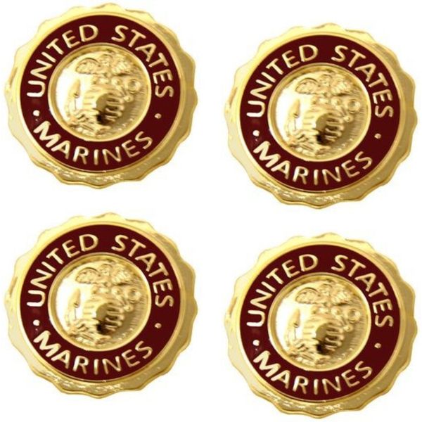 MilitaryBest USMC Lapel Pin 4 Pack