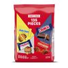 135 Count Assorted Chocolate Candy Mini Bars Butterfinger Crunch Baby Ruth 10...
