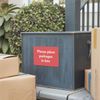 Custom Leave Delivery Packages Here Sign Magnet Multiple Sizes