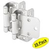 *25 Pack* Cosmas 18650-SN Satin Nickel Partial Wrap Hinge (Pair)