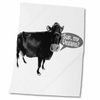 3dRose 22x30 Bath Hand Pool Towel - Sup My Vegans Graphics Funny