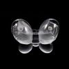50Pcs/Set Polish Gel Nail Chart Ring, Flower Butterfly Manicure Tip for Nail Art Color Display Tool(Clear Butterfly)