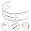 Healifty Eyebrow Ruler PVC Flexible Eyebrow Microblading Ruler Permanent Makeup Measuring Tool Eyebrow Microblading Delivery