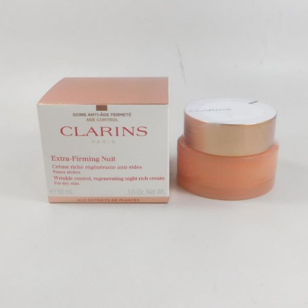 CLARINS Extra-Firming Nuit- Night Rich Cream For Dry Skin 1.6 oz/ 50 ml *NEW*