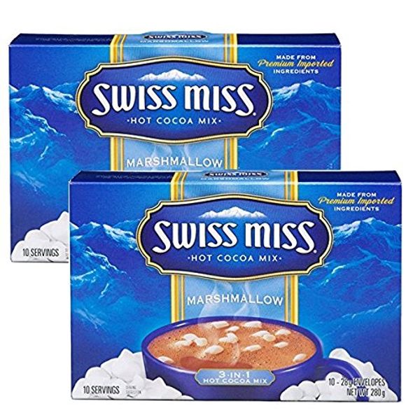 Swiss Miss Cocoa Mix Mini Marshmallow 10 P [Pack of 2]