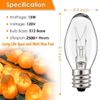 4 Pack 15 Watt 120 Volt C7 E12 Replacement Bulbs for Sticky Dome Flea Trap