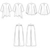 Simplicity Sewing Pattern S9149 Misses' Tops & Pants, K5 (8-10-12-14-16)