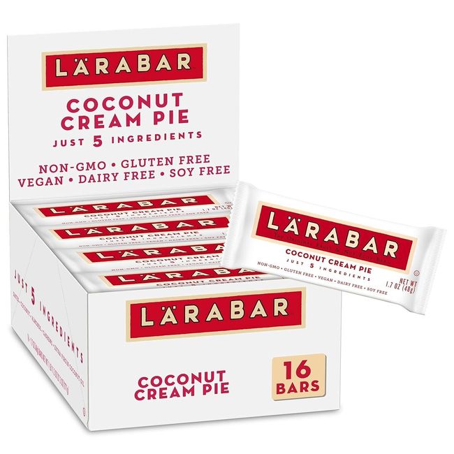 Larabar - Original Real Fruit & Nut Bar - Coconut Cream Pie, (16) Bars