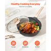 17 Piece Pots and Pans Set Granite Nonstick Kitchen Cookware Induction
