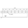 WAKI BS-656 Auxiliary Hardware Stay NO56 Chromium