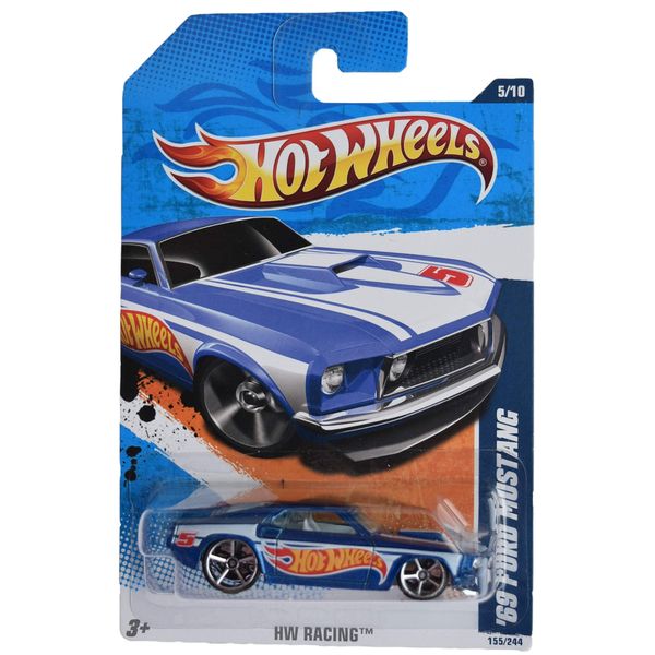 Hot Wheels '69 Ford Mustang, HW Racing 5/10