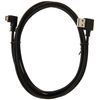 StarTech.com 2m 6 ft Micro-USB Cable with Right-Angled Connectors - M/M - USB A to Micro B Cable - 6ft Right Angle Micro USB Cable (USB2AUB2RA2M)