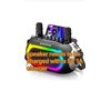 Portable Karaoke Machine with LED Lights 2 Wireless Mics Bluetooth Speaker卡拉OK