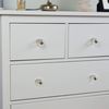 Nicola Spring Glass Cupboard Drawer Handle Knobs - Pack of 6
