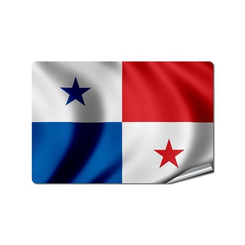 4" x 6" Decal/Sticker with Flag of Panama - Waves - UV Resistant - Outdoor Quality - Lasts for Years