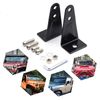 LED Work Light Bar Mounting Brackets, 2Pack Universal Adjustable Mounting Bracket Holders for LED Light Bars
