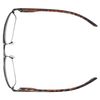 Incredible Bargains The Lincoln Rectangular Reading Glasses, Rectangle Metal Frame Readers for Men + 3.00 Tortoise