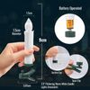10PK LED 4" Clip-On Christmas Tree Candle Xmas Remote Timer Window Suction Cup