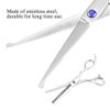 Professional Hair Cutting Thining Scissors Set Round Head Shears Baby Hairdressing Scissors Set for Baby Kids (Blue)