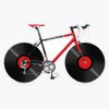 Vinyl Ride Record Bike Window Bumper Sticker Decal 5"