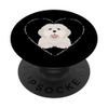 Maltese Dog Breed Dog Lover PopSockets Swappable PopGrip