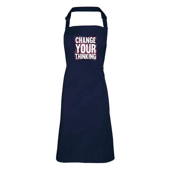 Shopagift Change Your Thinking Apron Gift - Navy