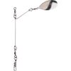 Wiggler Nordkyn Spinnerbait Rig, Pack of 2, Spinner Blade Rig, Pike Bait, Spinner Blades