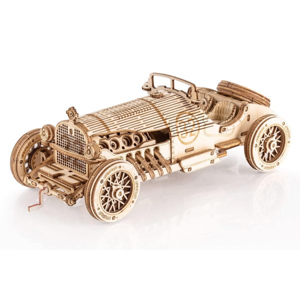 ROWOOD Car Wooden Model Kits for Adults to Build, 3D Wooden Puzzle Car, Vehicle Building Kits, DIY Crafts Kit, Creative Gift for Christmas