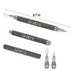 Professional Travel 2-in-1 Blackhead Remover and Comedone Extractor Tool with Pimple Lancet for Blemish and Acne Control, Surgical Steel, Safe on Nose, Face, Chin and Body
