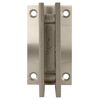 CRL GEN337BN Nickel Geneva 337 Adjustable Wall Mount Full Back Plate Hinge