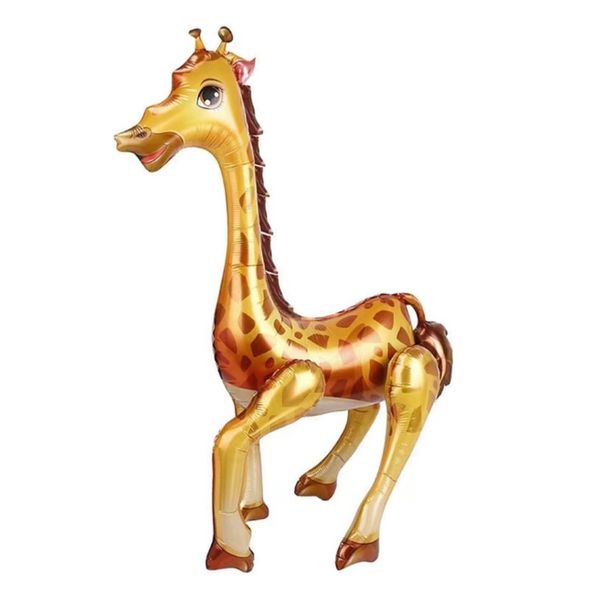 Giant Giraffe Animal Foil Balloon, 80cm (2 pack)