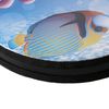 Yibuy Wave Bead Ocean Drum Percussion with Fish Patton 10 inch