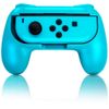 ADZ 2 x Red & Blue Controller Grip Handle Accessories compatible with Nintendo Switch Joy-Con Controller