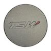 TSW Gray Snap In Wheel Center Cap SPCG18-T