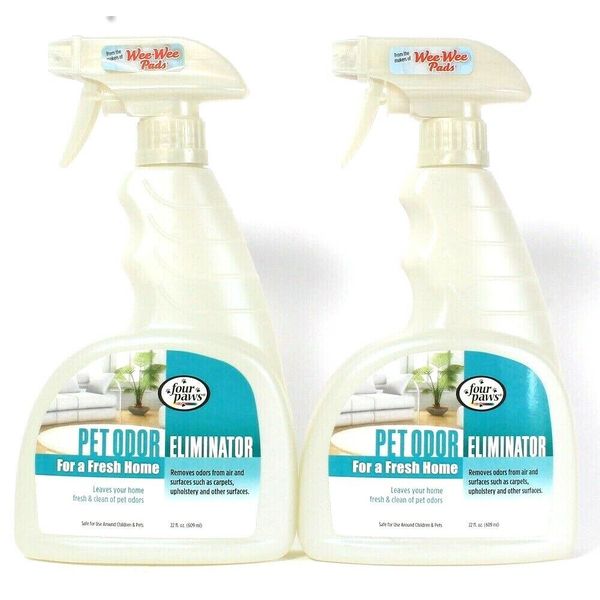 1 Bottles Four Paws 22 Oz Pet Odor Eliminator For A Fresh & Clean Home Spray