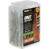 Multi-Material Screw POWERPRO ONE 1/4" X 2-1/4" L Star Flat Head 1 lb Bronze