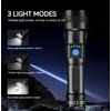 ABS High Brightness light weight rechargeable flashlight
