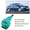 Aramox Car Brake Light Switch 1C0945511A, Push Button Actuator, Manual Operation, Green