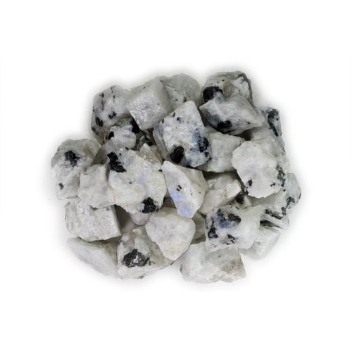 Hypnotic Gems Materials: 2 lbs Rainbow Moonstone Stones from India - Rough Bulk Raw Natural Crystals for Cabbing, Tumbling, Lapidary, Polishing, Wire Wrapping, Wicca & Reiki Crystal Healing