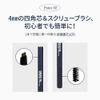 DASHU Eyebrow Pencil with Eye Brush, 2-in-1 Specifications, Natural Dark Gray Color, Men's Cosmetics, Won't Fall Off, Mascara