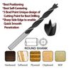 20Pcs 1/4" Inch Wood Brad Point Drill Bit Set Spur Point Woodworking Drill Bits