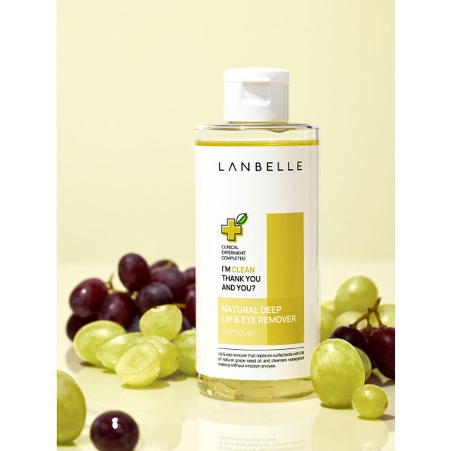 [Lanbelle] [Regular price: 28 000 won] Natural Deep Lip & Eye Remover 210ml