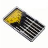 SOIDMHP Mini Screwdriver Set, 6 Pieces, Multicolor, Flat & Philips, Electronics & Watch Repair