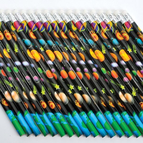 Rhode Island Novelty 7.5" Space Design Pencil