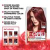 L'Oreal Paris Feria Multi-Faceted Shimmering Permanent Hair Color, R68 Ruby Rush (Rich Auburn True Red), Pack of 1, Hair Dye