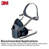 3M 7503 Reusable Half Face Mask, Large