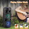 Dual 6.5"BT Party Bluetooth Speaker System Big Led Portable Stereo Tailgate Loud