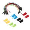 VOANZO 10Pcs Mini Test Hook Probe Spring Clip SDK08 Multimeter Wire Test Hook Clip Electronic Mini Test Probe Set Probe Grabber for Electrical Testing