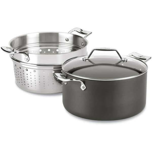 All-Clad H911S374 Essentials Nonstick 7-qt  Multipot with Insert and lid