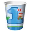 Creative Converting 8-Count Paper Party Cups, Fun at One Happy Birthday Boy